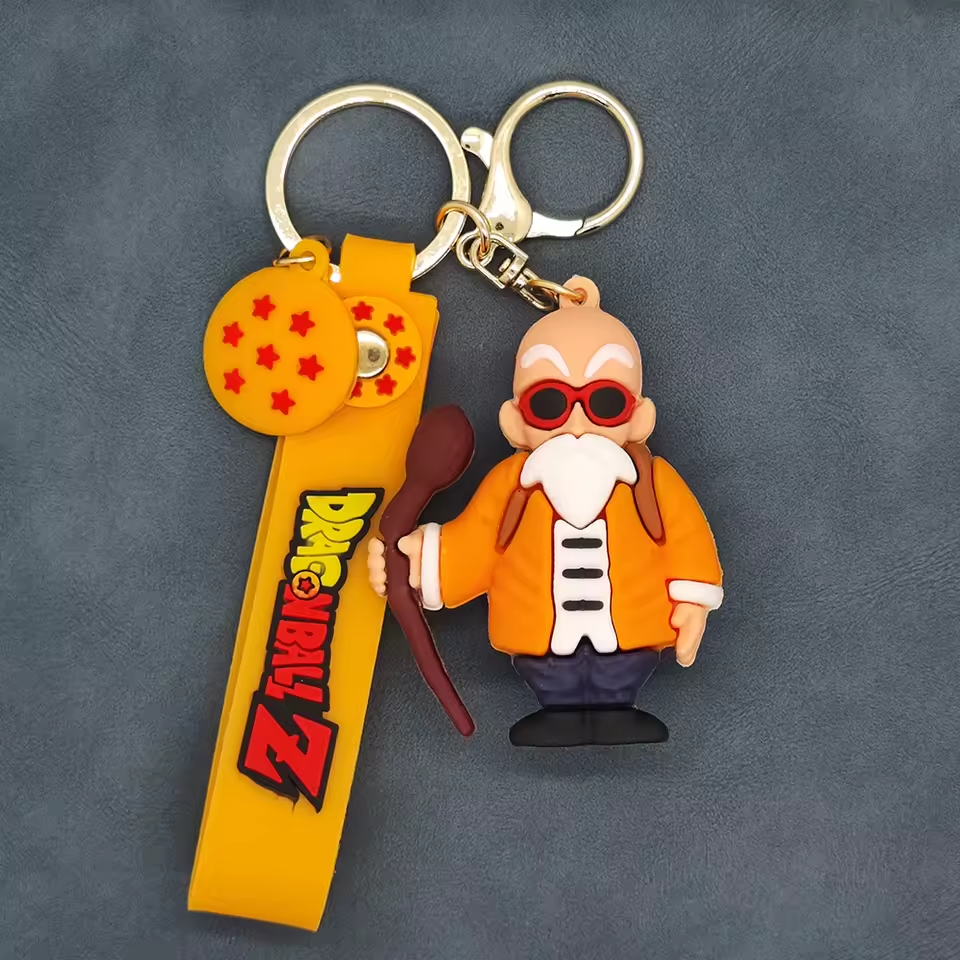 Anime Dragon Ball Keychain Set