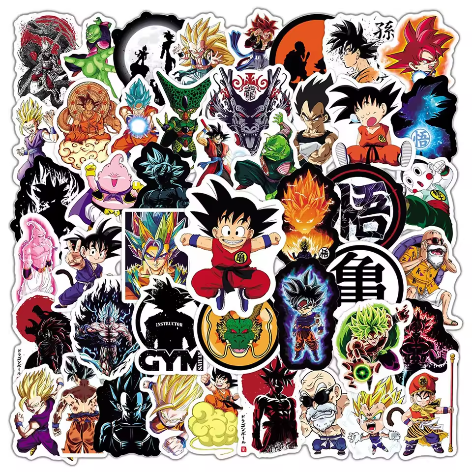Dragon Ball 50pcs Waterproof Stickers