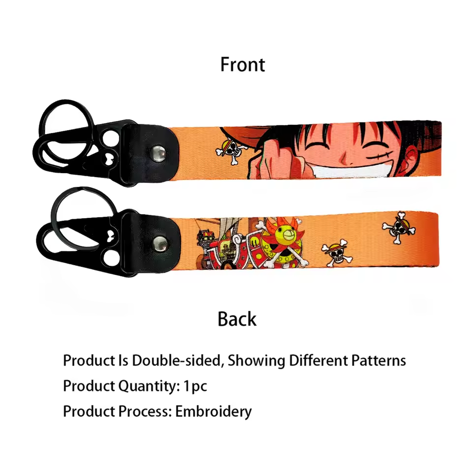 One Piece Lanyard Keychain