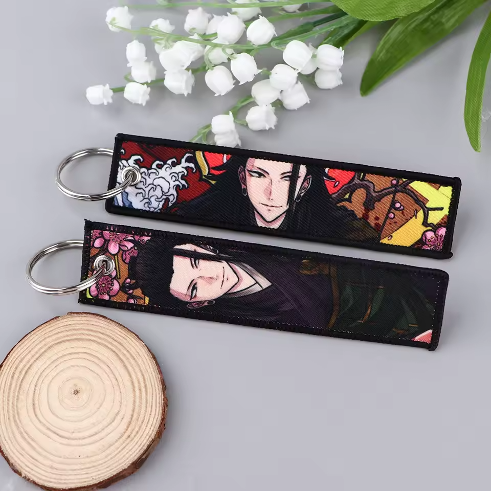 Jujutsu Kaisen Embroidered Keychain Collection