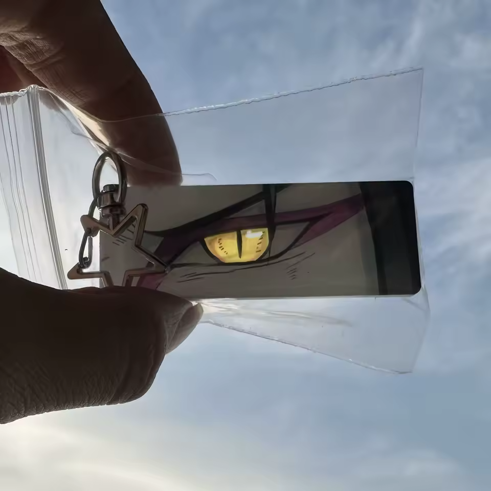 Naruto Luminous Eye Keychain – Glows in Sunlight