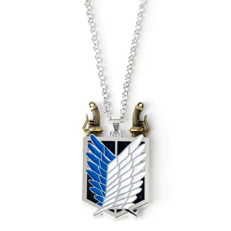 Attack on Titan Keychain – Wings of Freedom & Iconic Symbols Collection