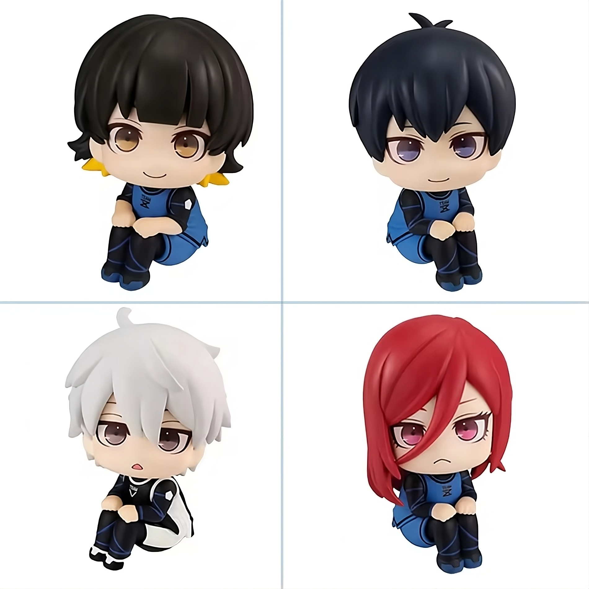 Blue Lock Q-Version Anime Figures – 4 Variants (11cm)