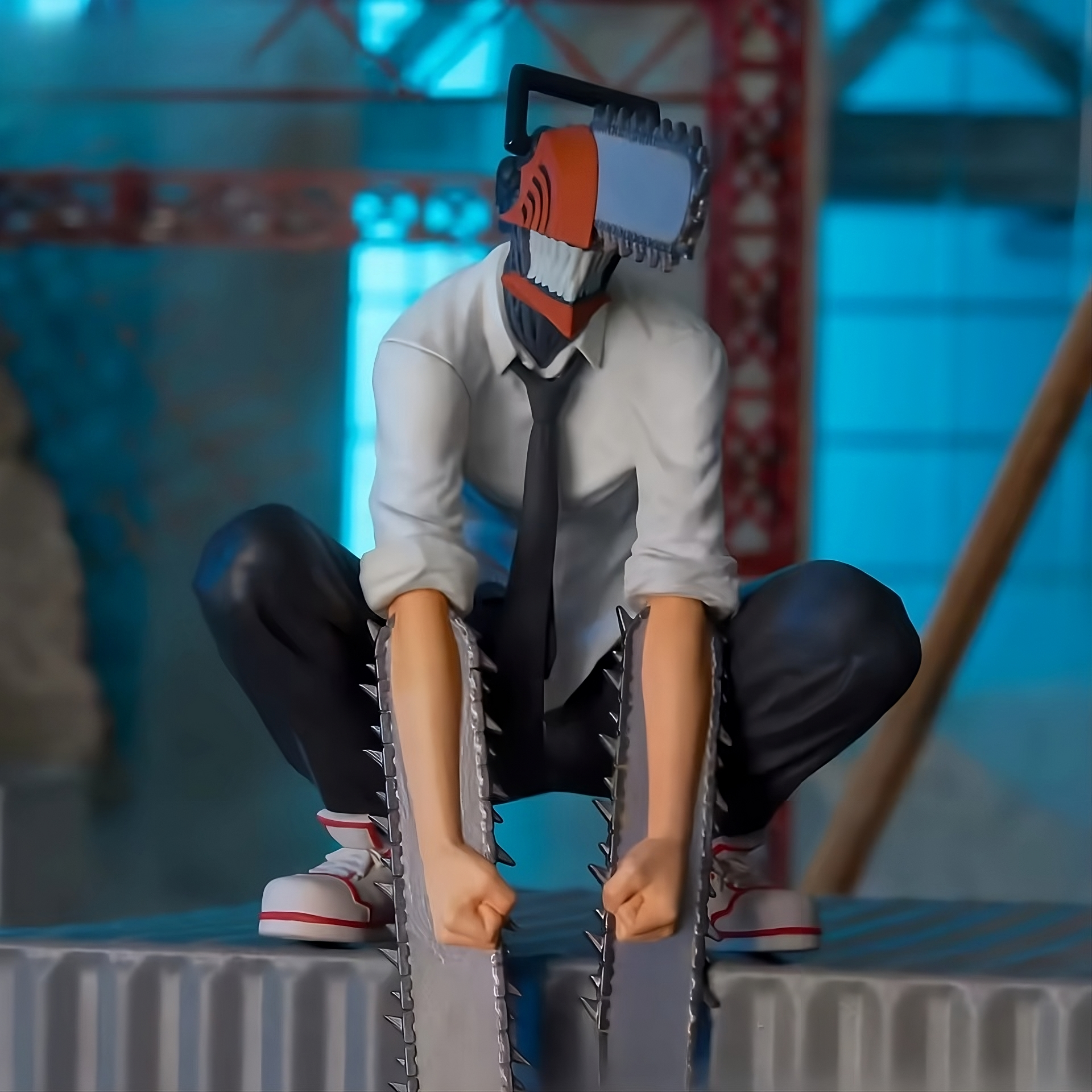 Chainsaw Man – Denji (Chainsaw Form) Noodle Stopper PVC Figure (14cm Remastered Edition)