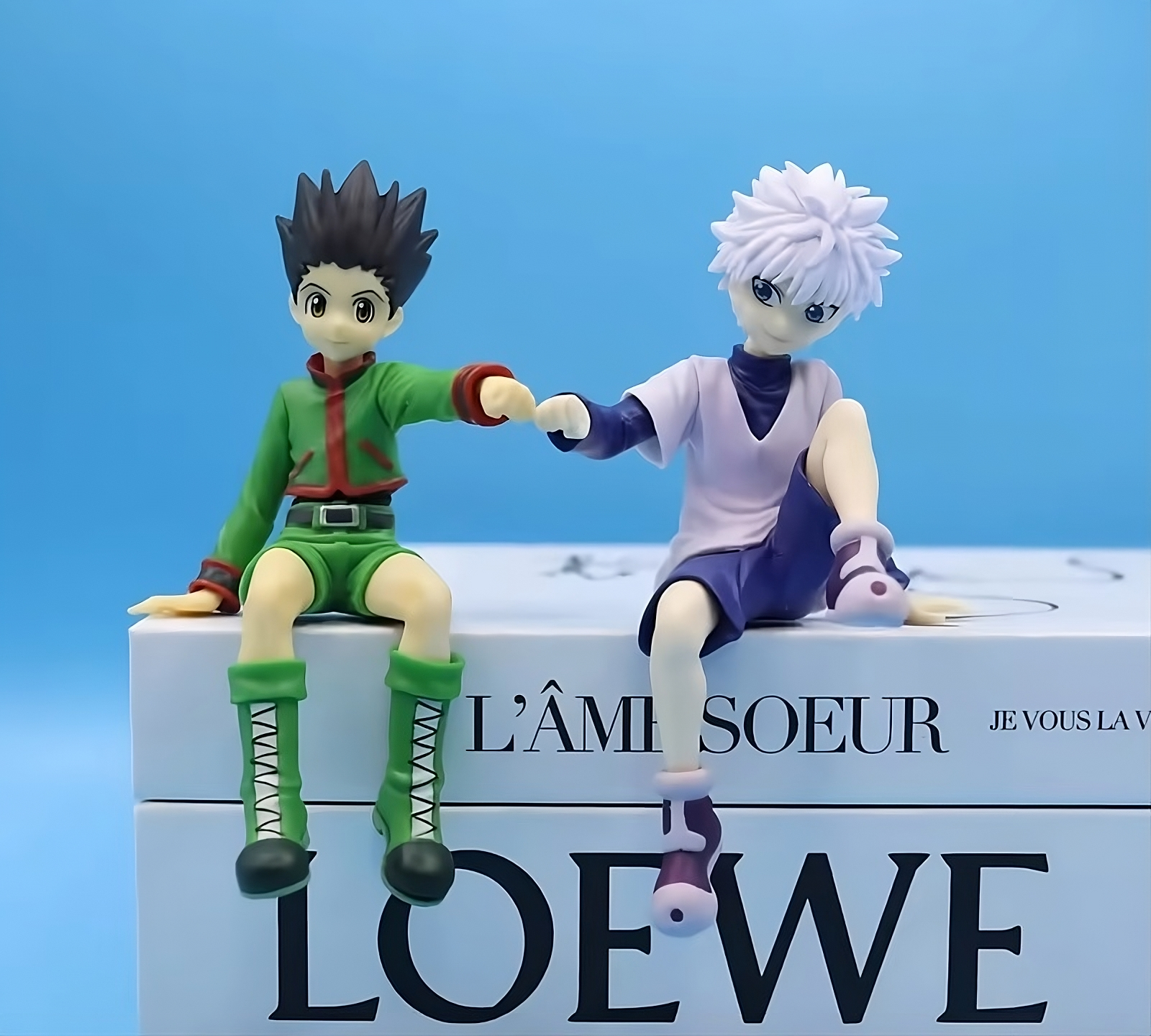 Hunter x Hunter Gon & Killua Sitting Figures – 13cm PVC Model