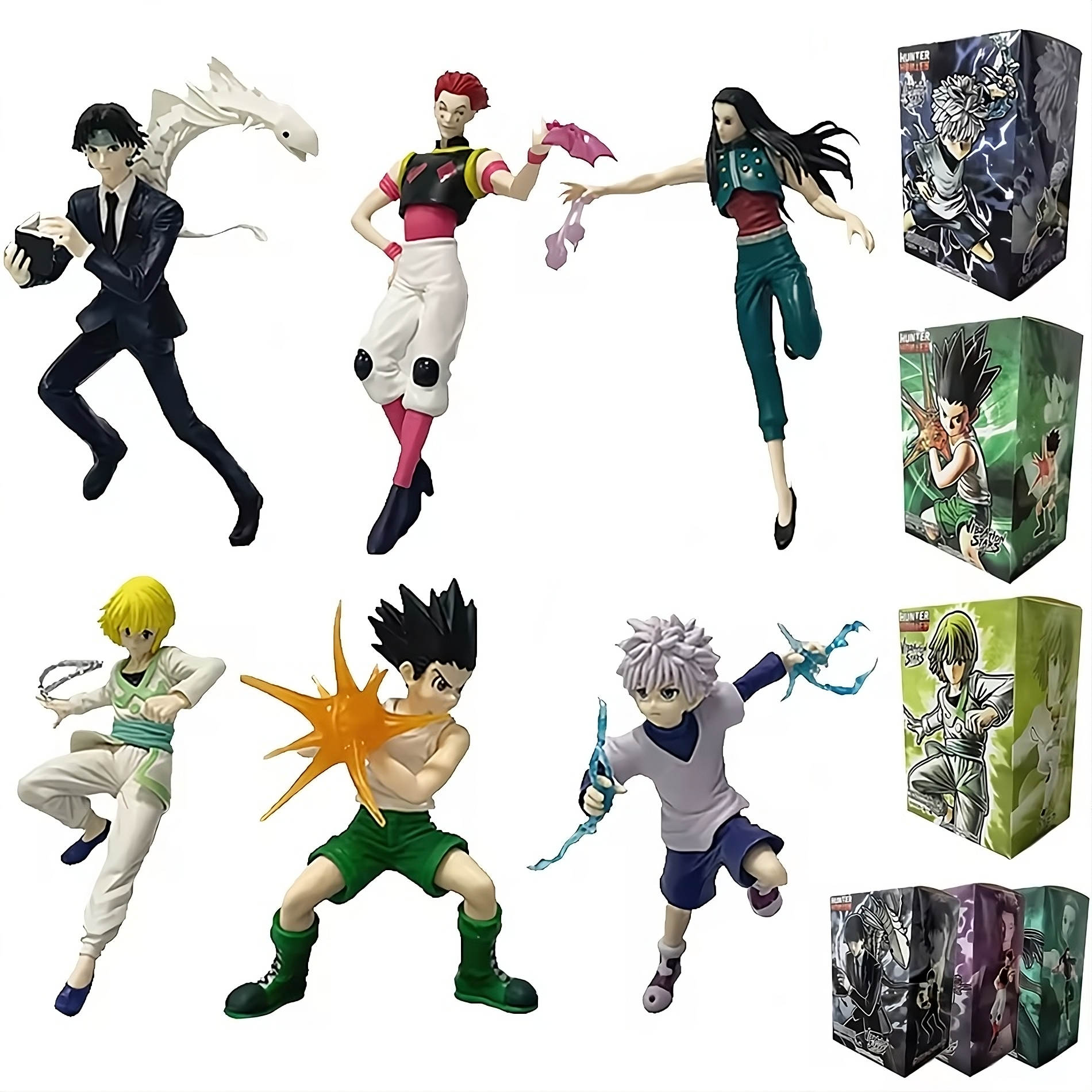 Hunter × Hunter – 15–23cm PVC Action Figures – Collectible Model Toys