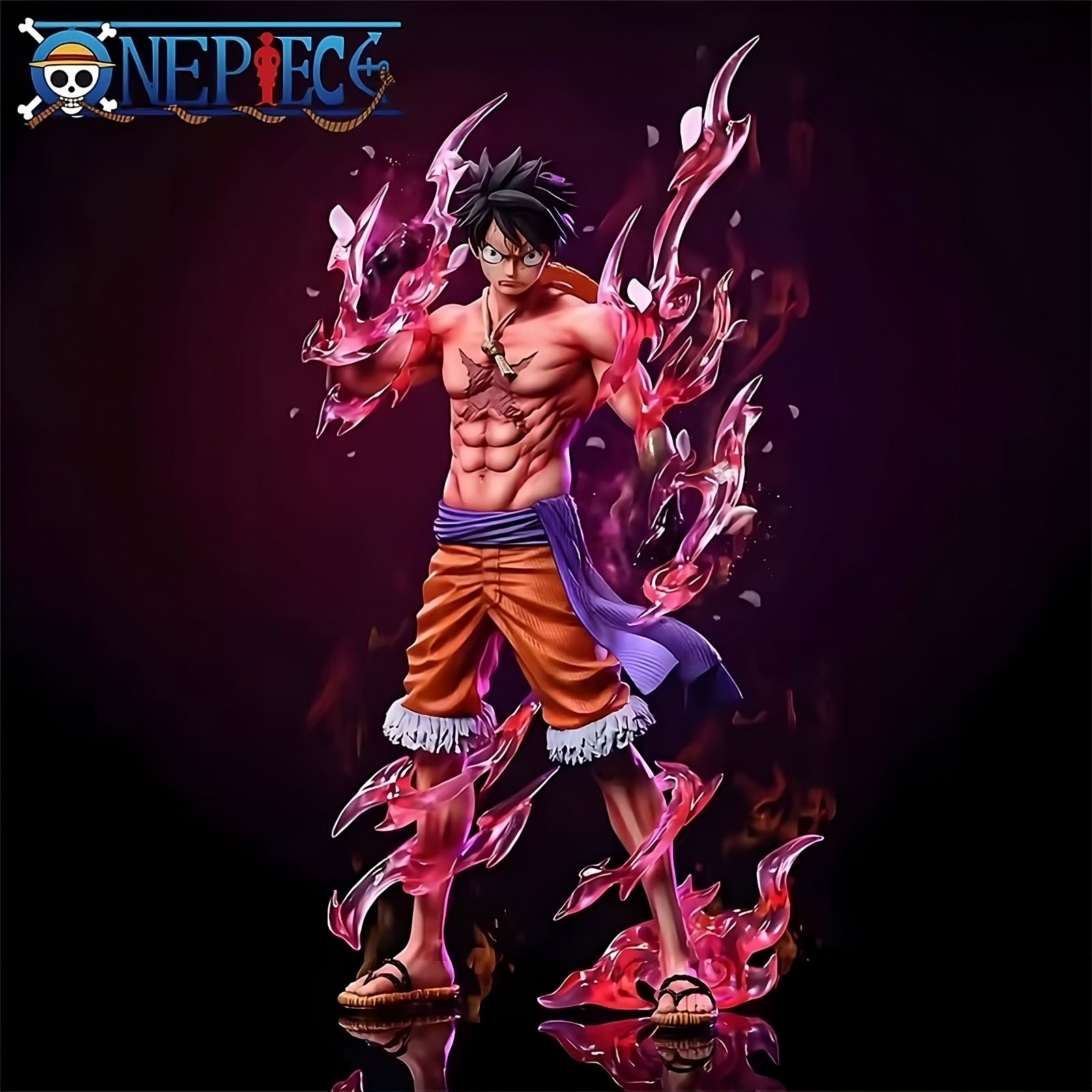 One Piece – Monkey D. Luffy “Flowing Haki” PVC Figure (First Edition – 23cm)