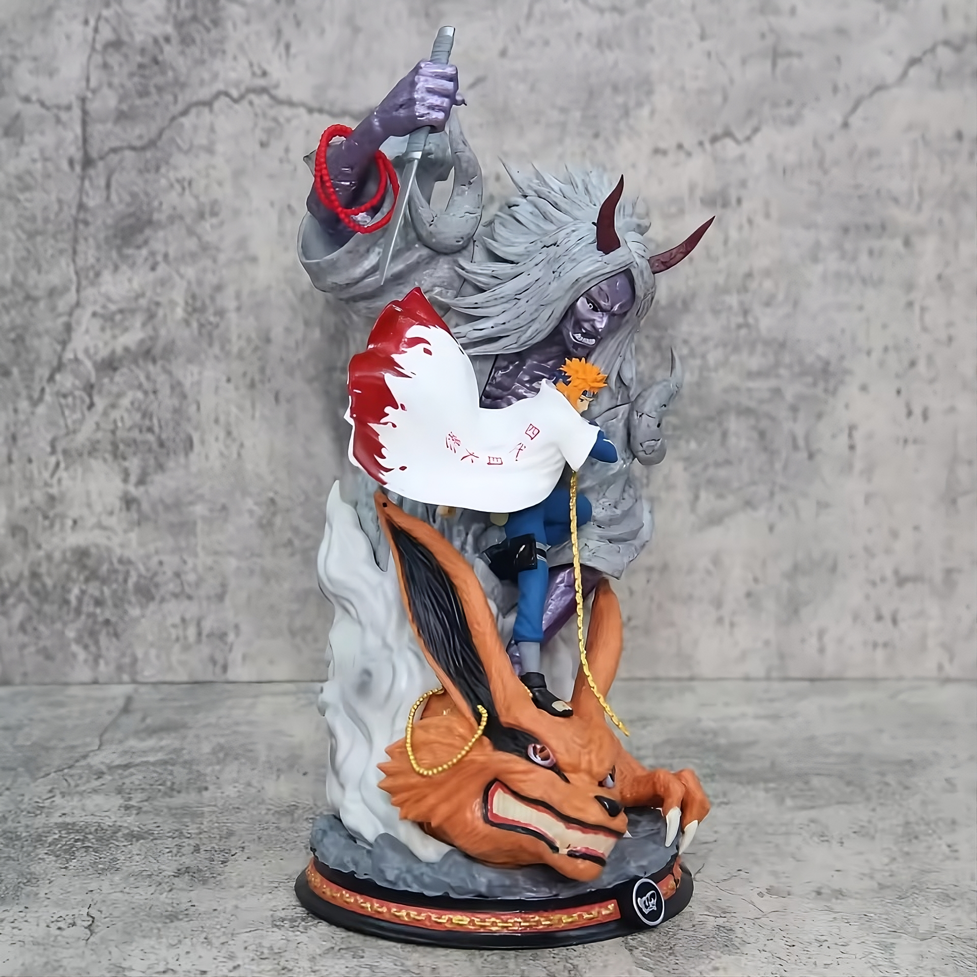 Naruto Shippuden – Minato Namikaze 29cm Figure with Kurama & Reaper Death Seal