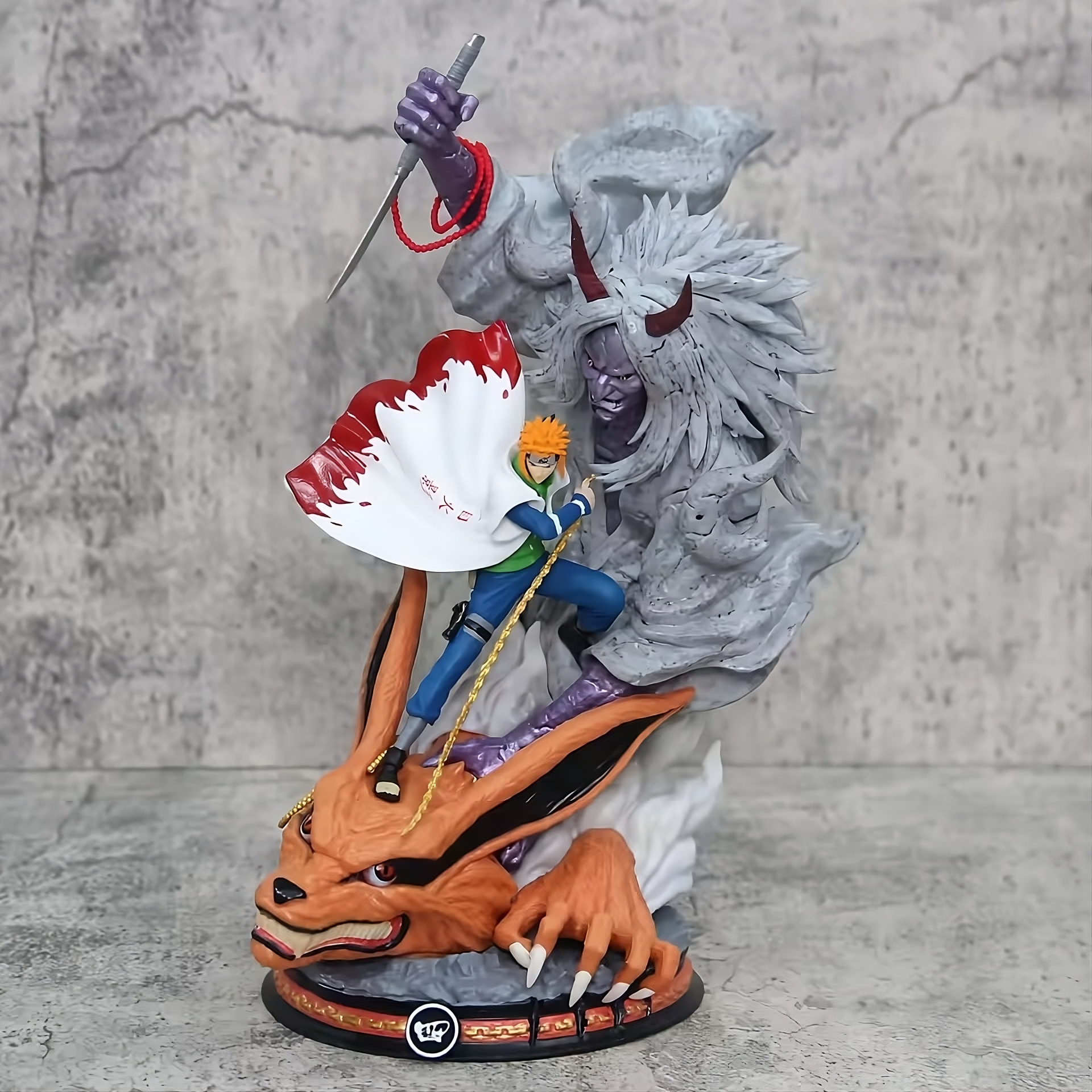 Naruto Shippuden – Minato Namikaze 29cm Figure with Kurama & Reaper Death Seal