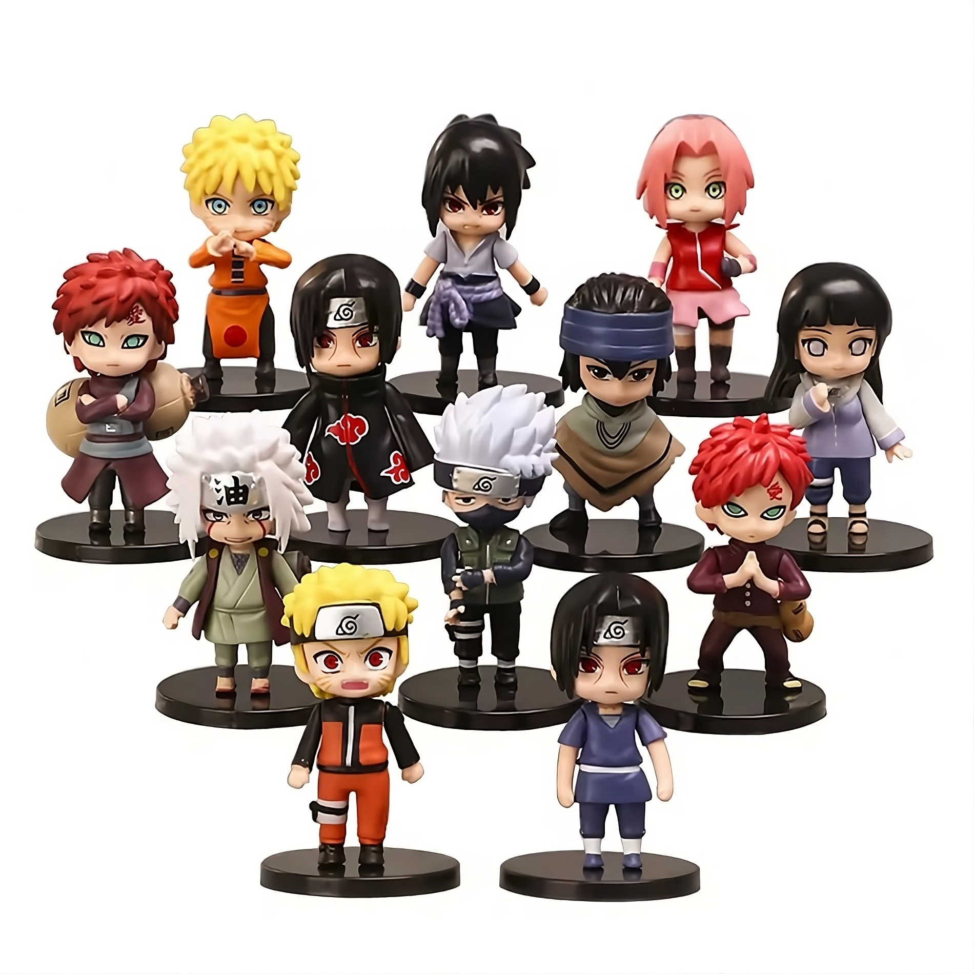 Naruto Shippuden – 12-Piece PVC Figure Set
