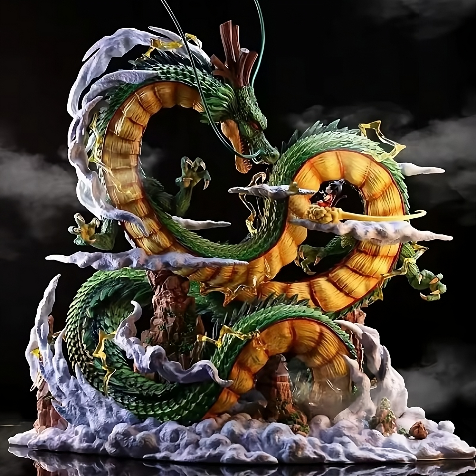 Dragon Ball Anime - Goku And Shenron Figurine