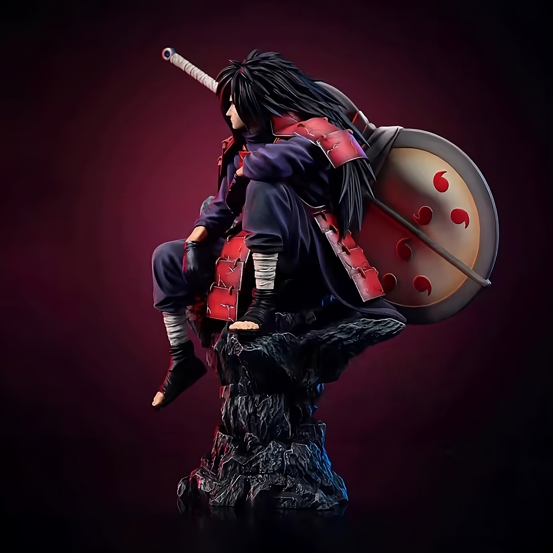 Naruto – Uchiha Madara Sitting on Throne PVC Figure (30cm)