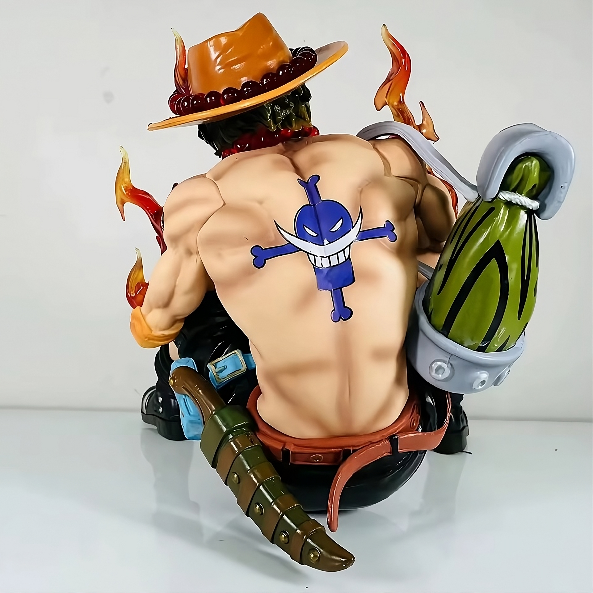 One Piece – Portgas D. Ace Sitting Pose Action Figure | 18cm