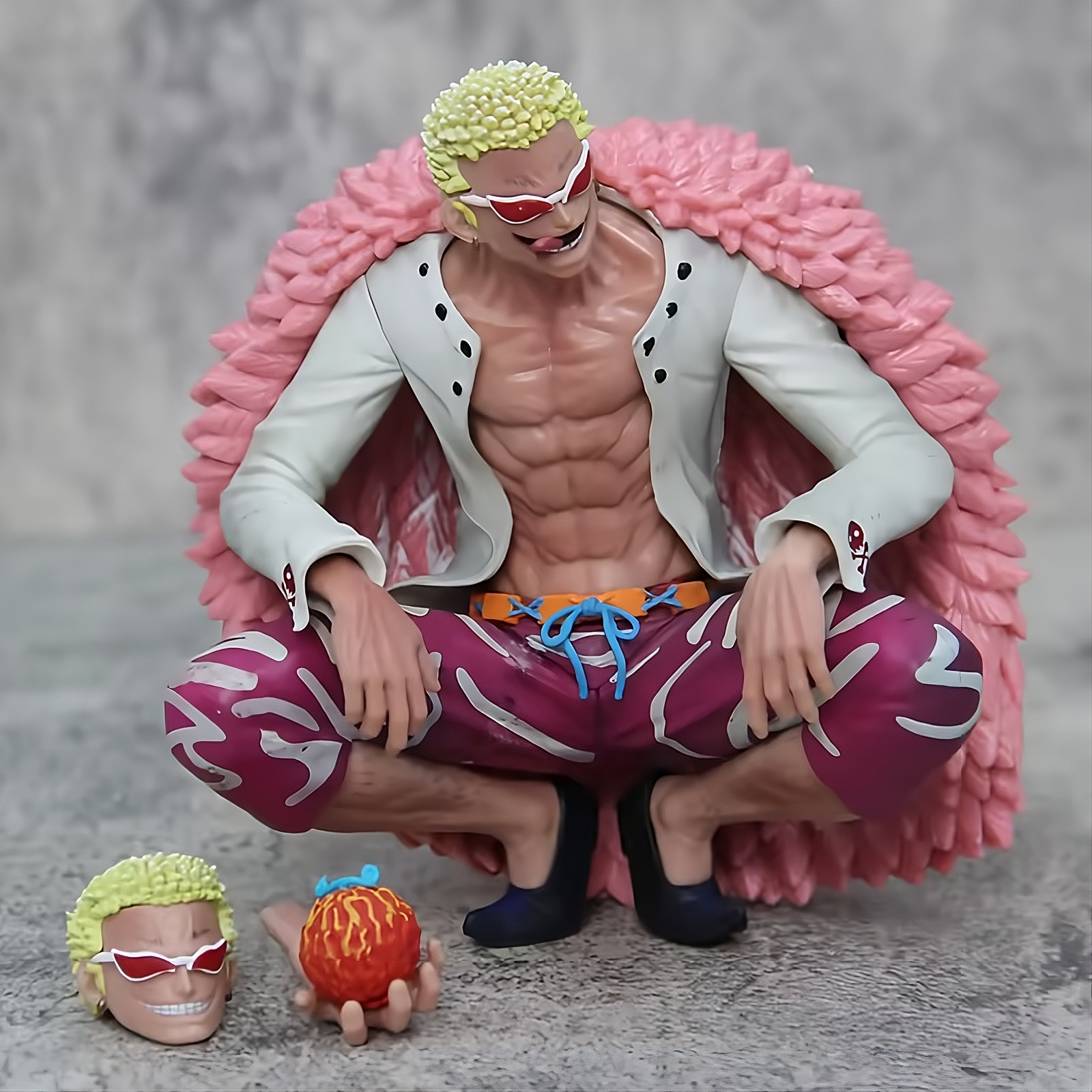 One Piece – Donquixote Doflamingo Sitting Pose PVC Figure