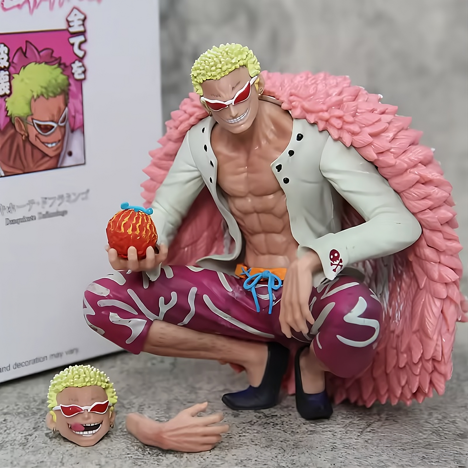 One Piece – Donquixote Doflamingo Sitting Pose PVC Figure