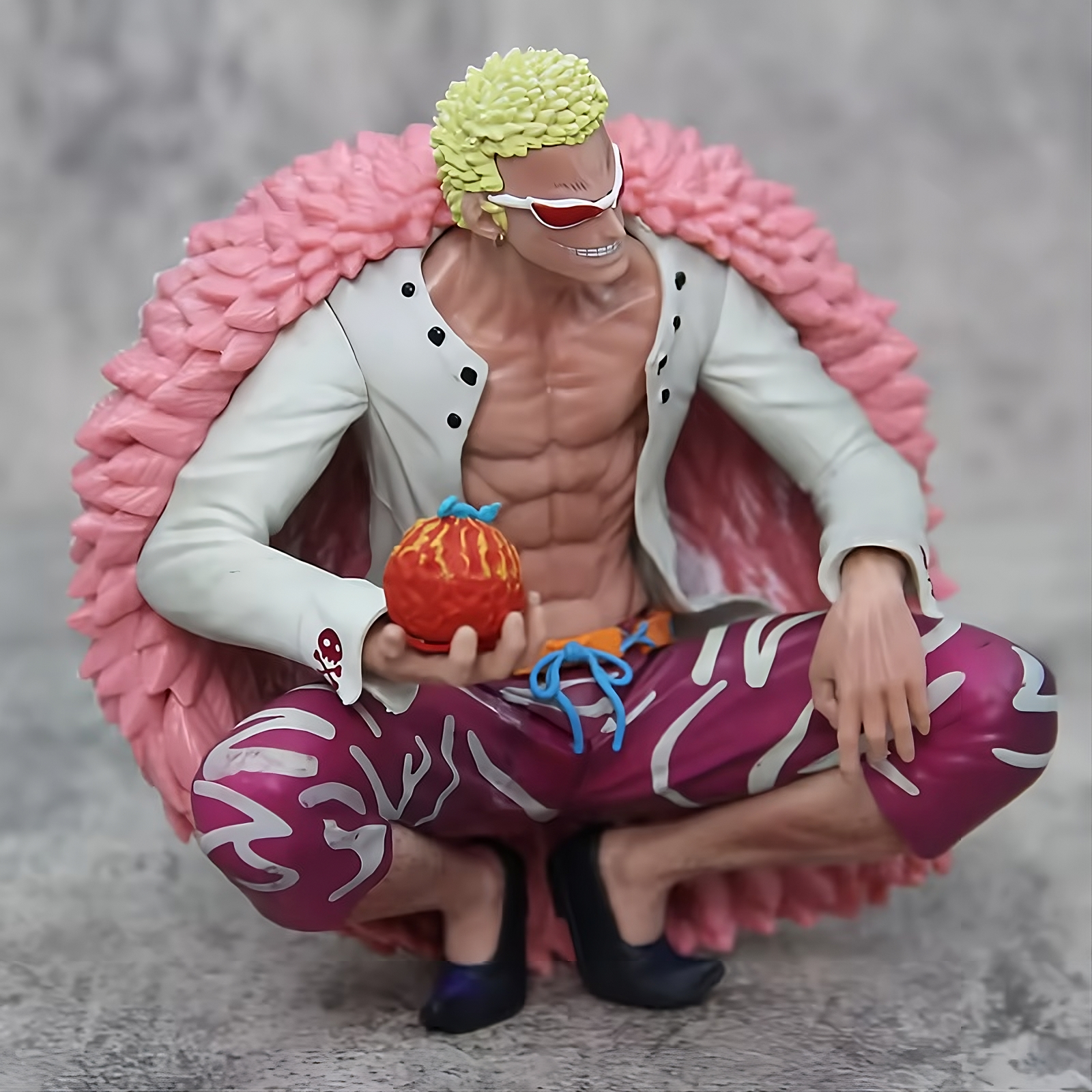 One Piece – Donquixote Doflamingo Sitting Pose PVC Figure