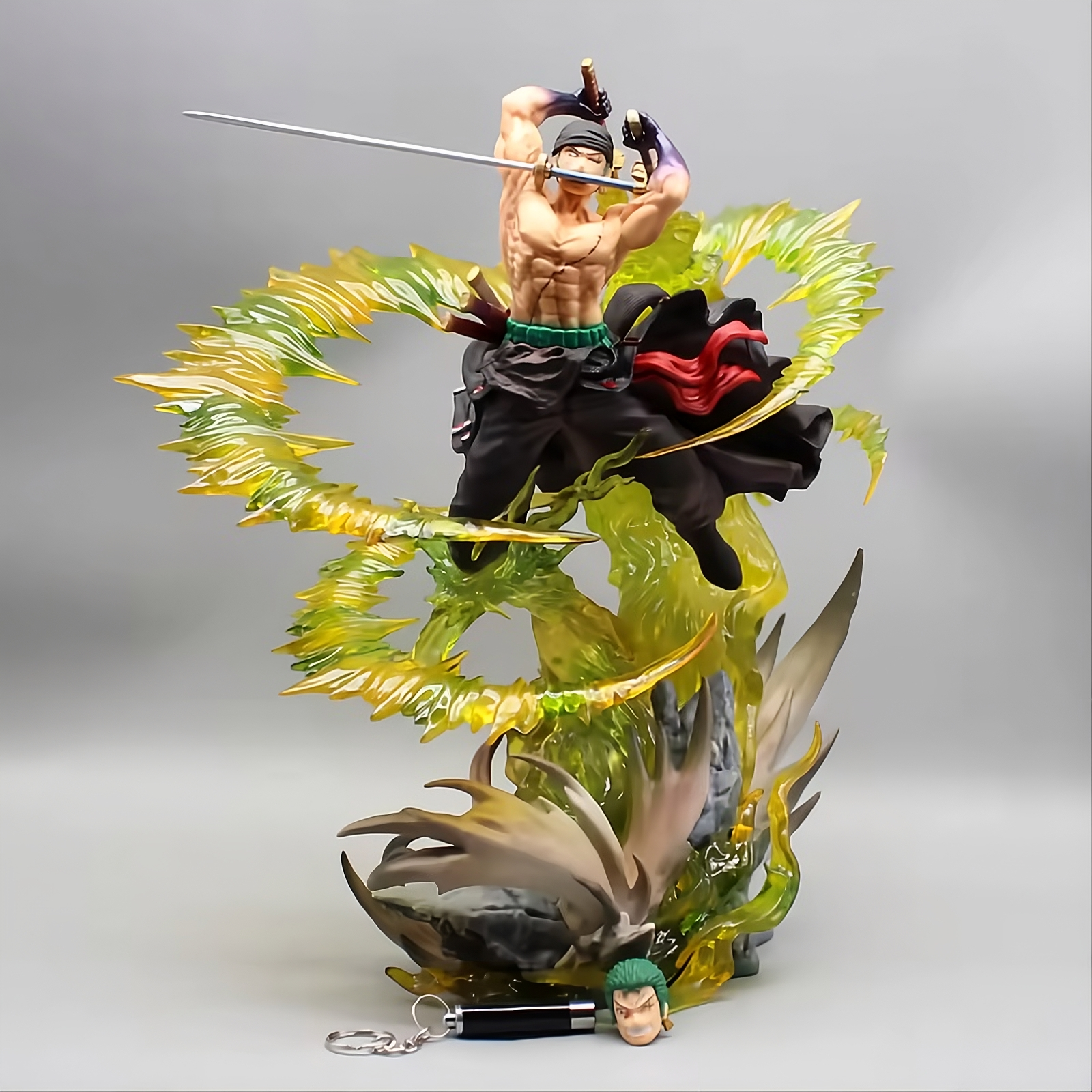 Roronoa Zoro LED Display Figure – 30cm