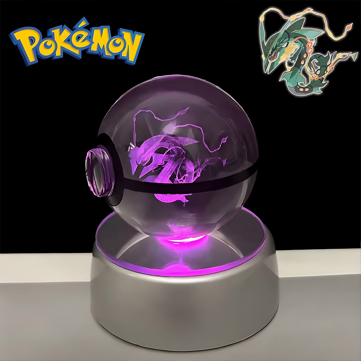 Pokémon 3D Crystal Ball LED Night Light – Collector’s Edition