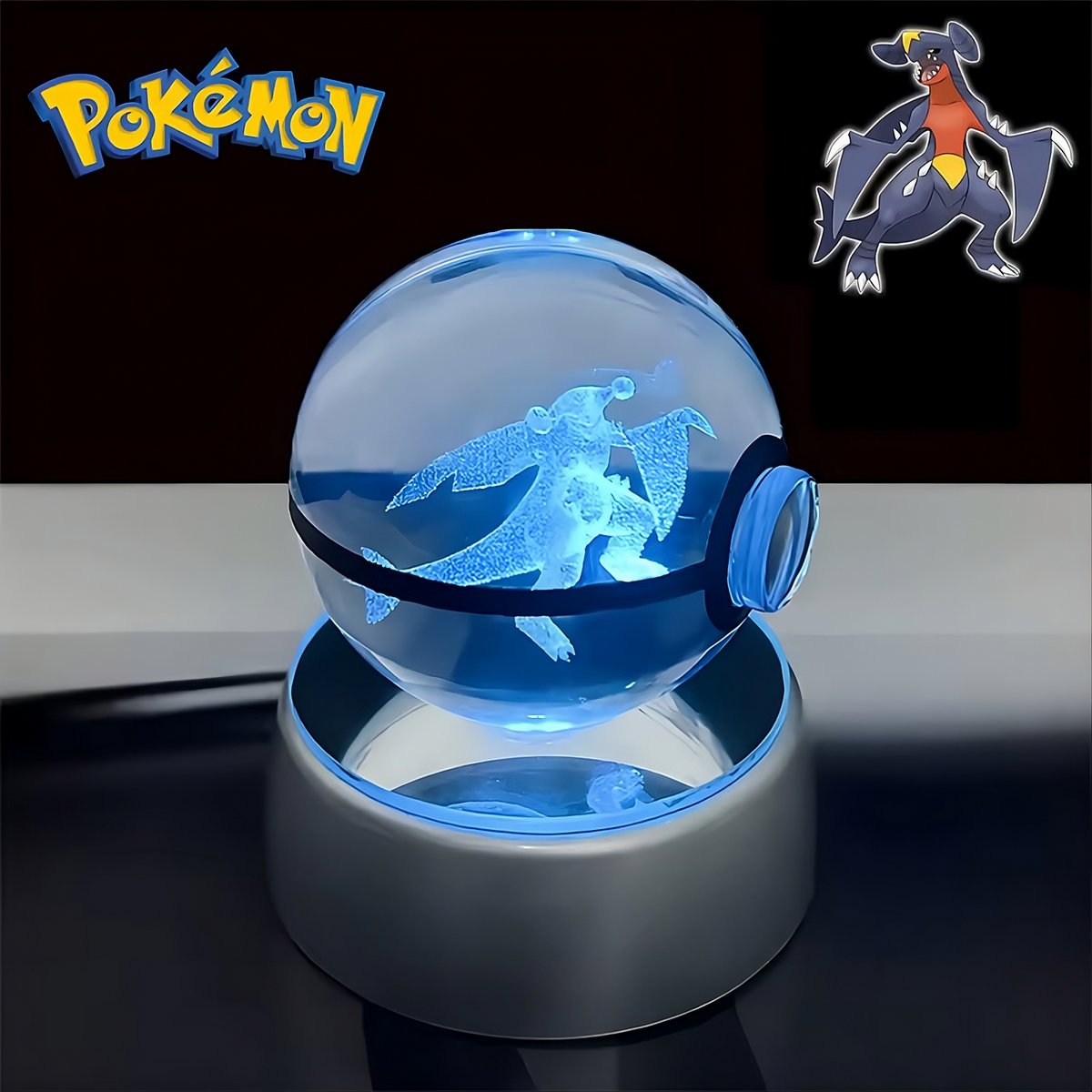 Pokémon 3D Crystal Ball LED Night Light – Collector’s Edition