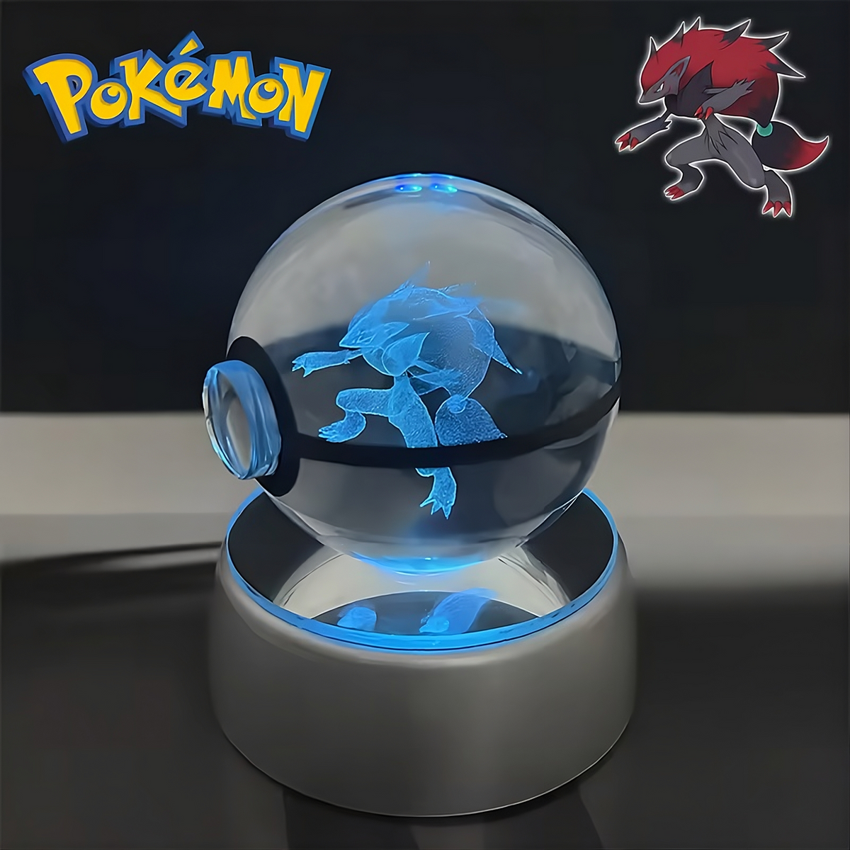 Pokémon 3D Crystal Ball LED Night Light – Collector’s Edition