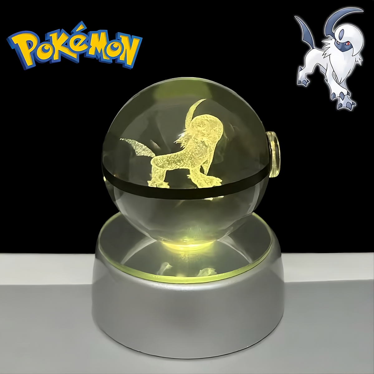 Pokémon 3D Crystal Ball LED Night Light – Collector’s Edition