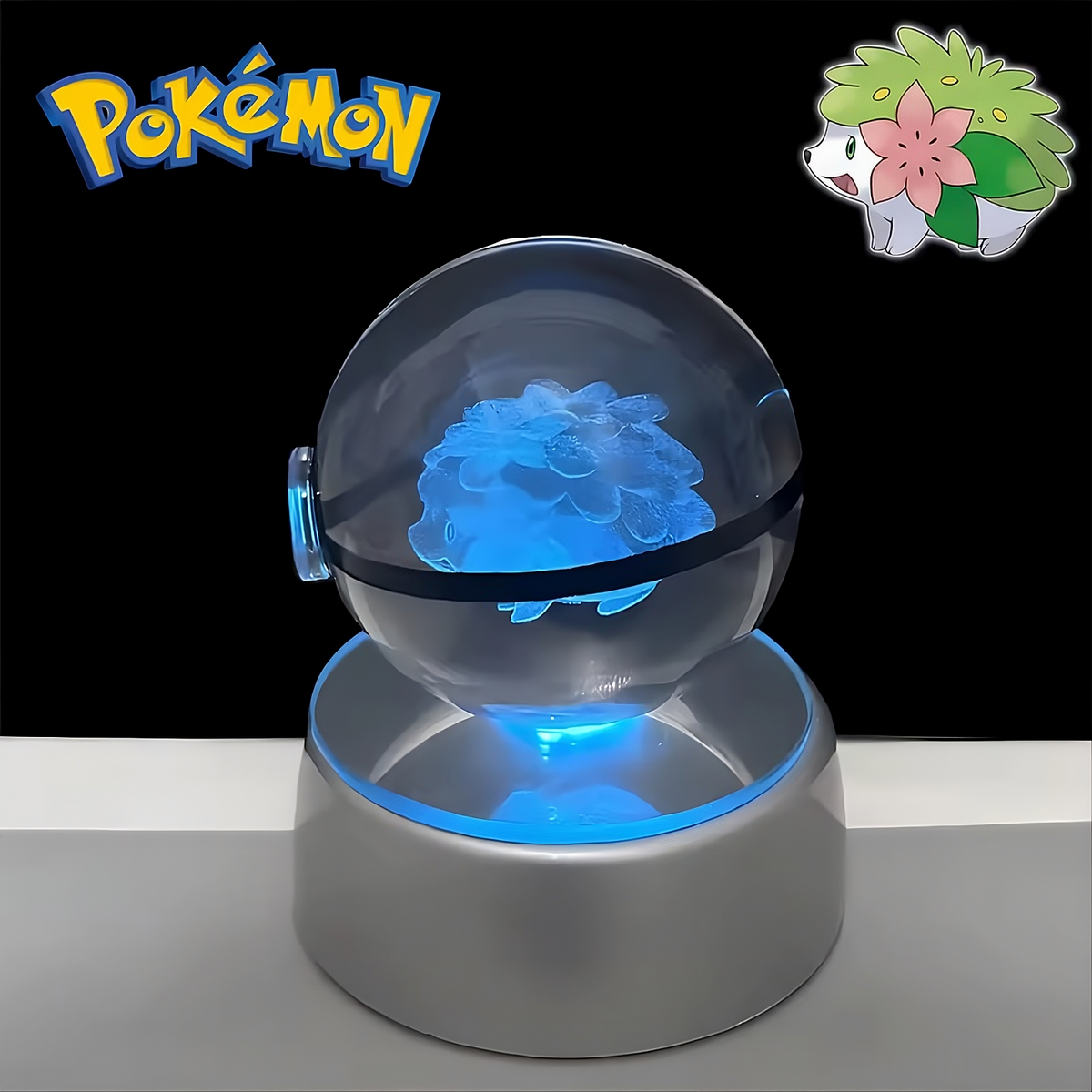 Pokémon 3D Crystal Ball LED Night Light – Collector’s Edition