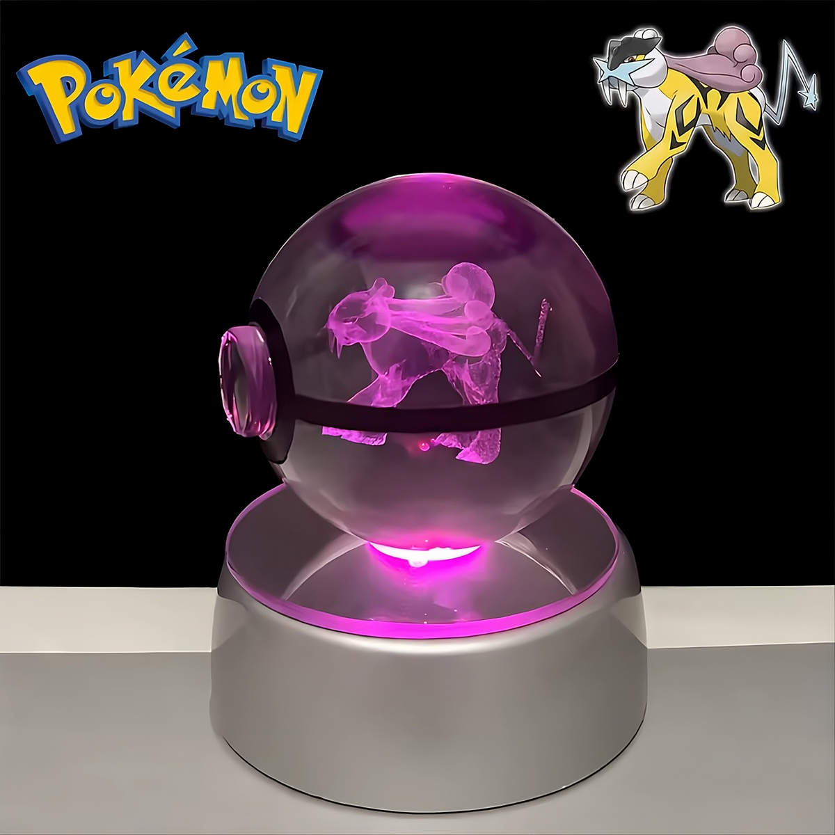 Pokémon 3D Crystal Ball LED Night Light – Collector’s Edition
