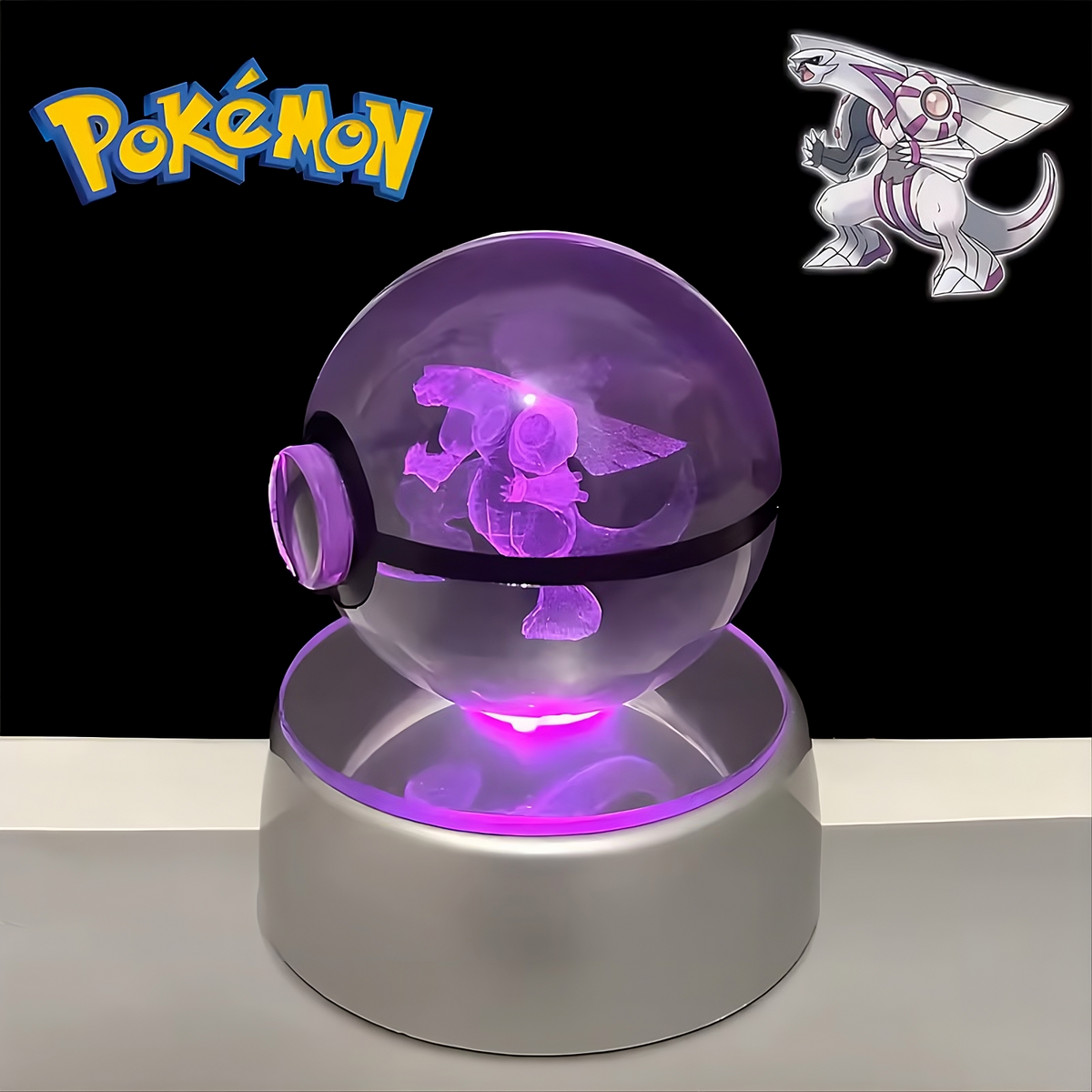 Pokémon 3D Crystal Ball LED Night Light – Collector’s Edition