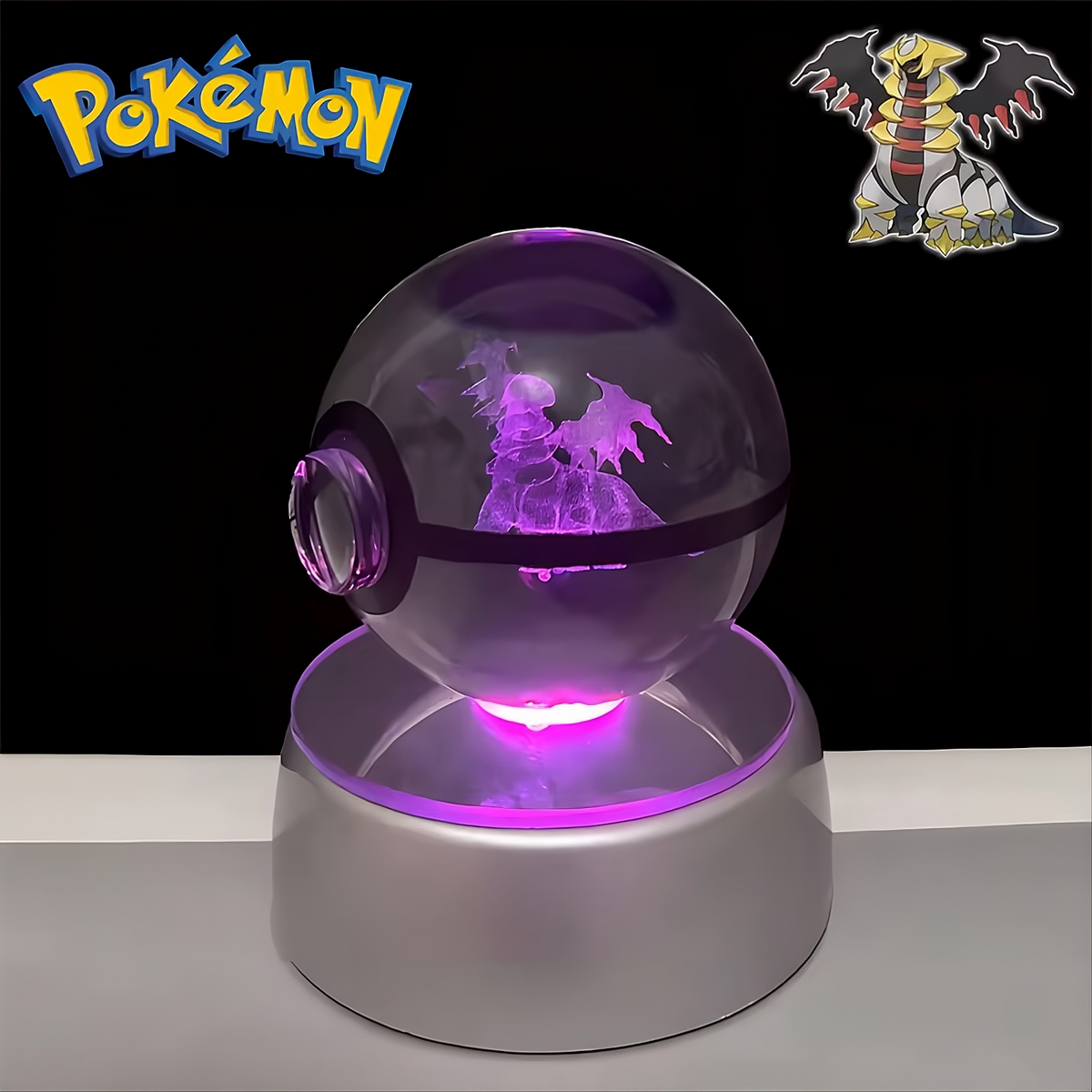 Pokémon 3D Crystal Ball LED Night Light – Collector’s Edition