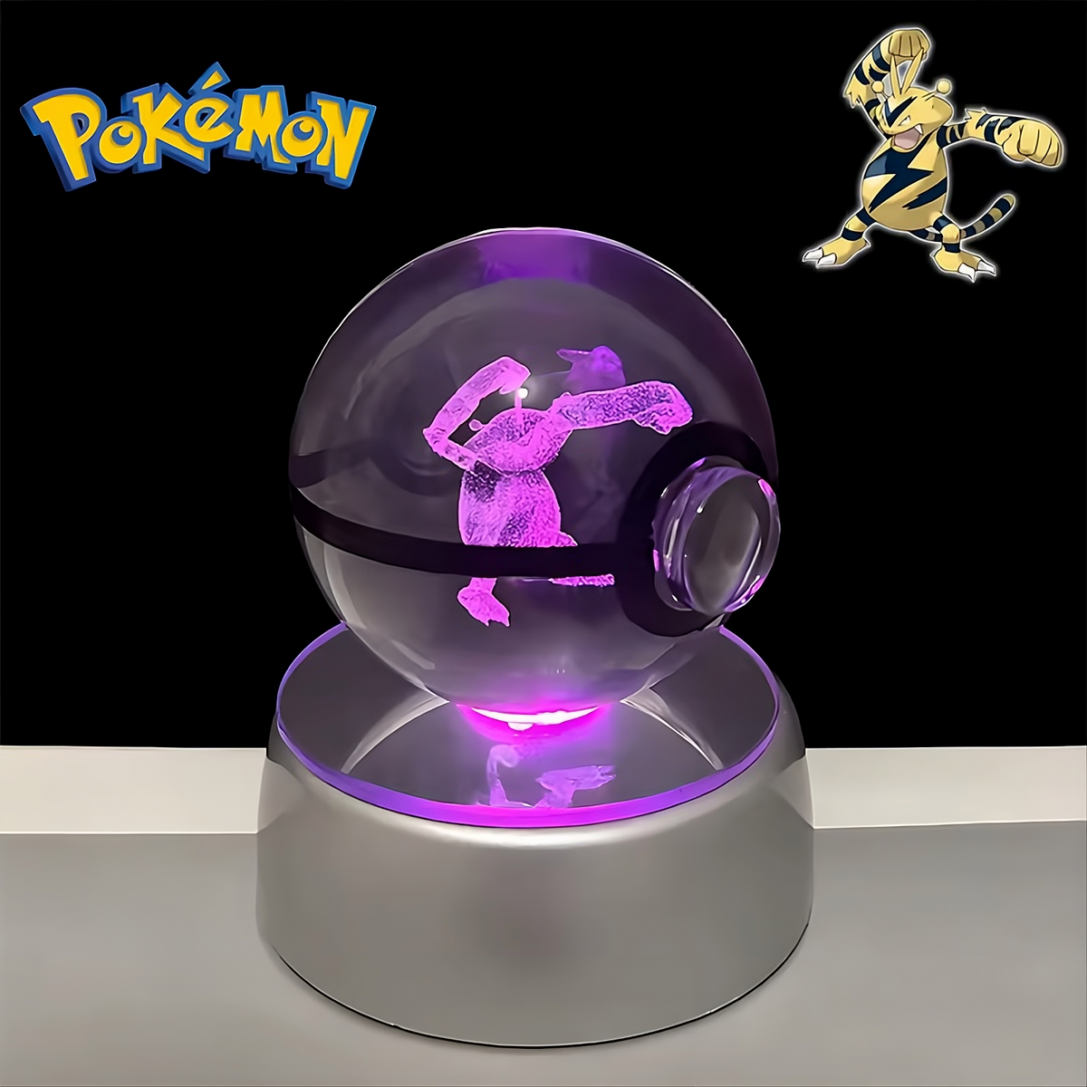 Pokémon 3D Crystal Ball LED Night Light – Collector’s Edition