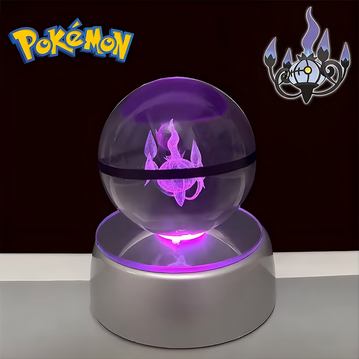 Pokémon 3D Crystal Ball LED Night Light – Collector’s Edition