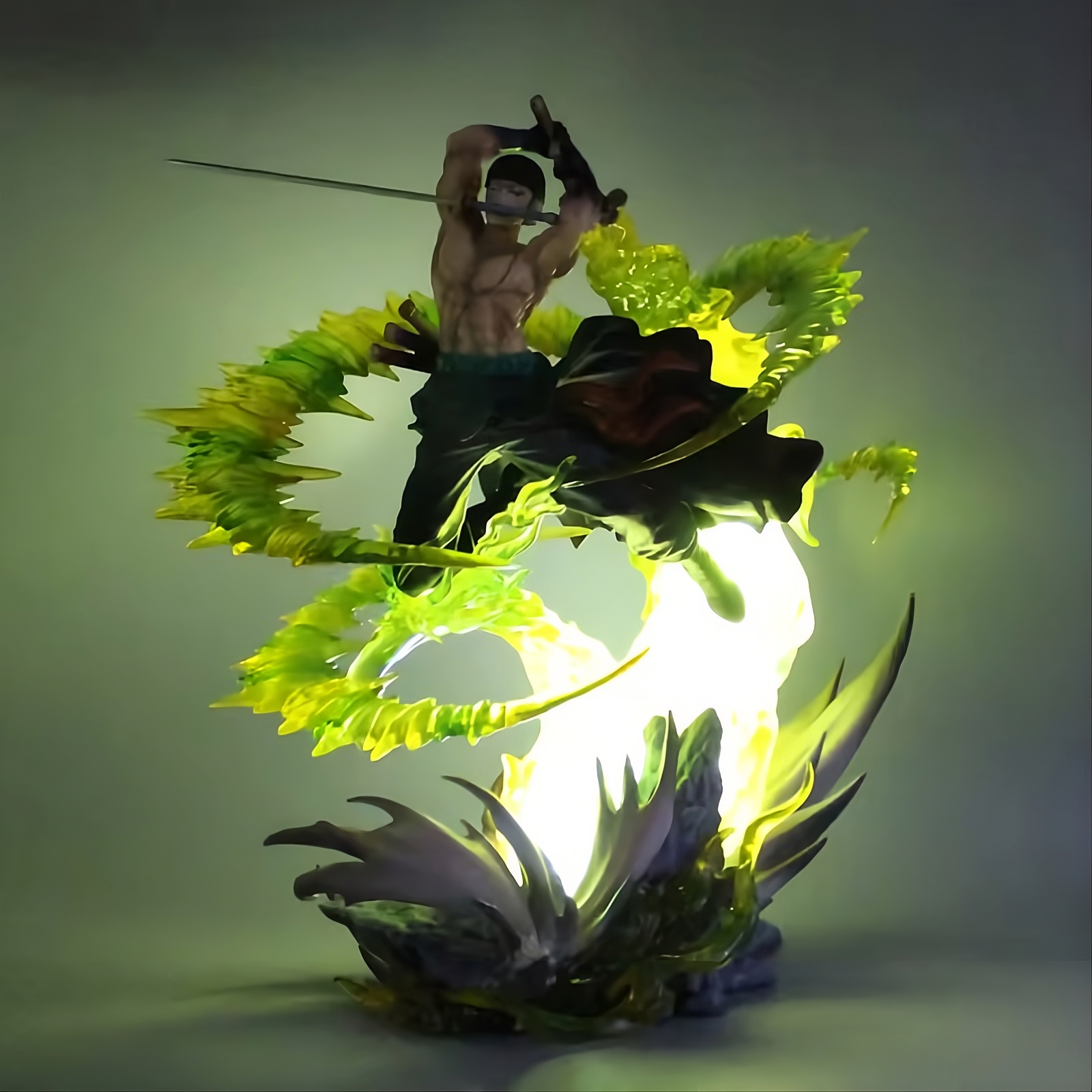 Roronoa Zoro LED Display Figure – 30cm