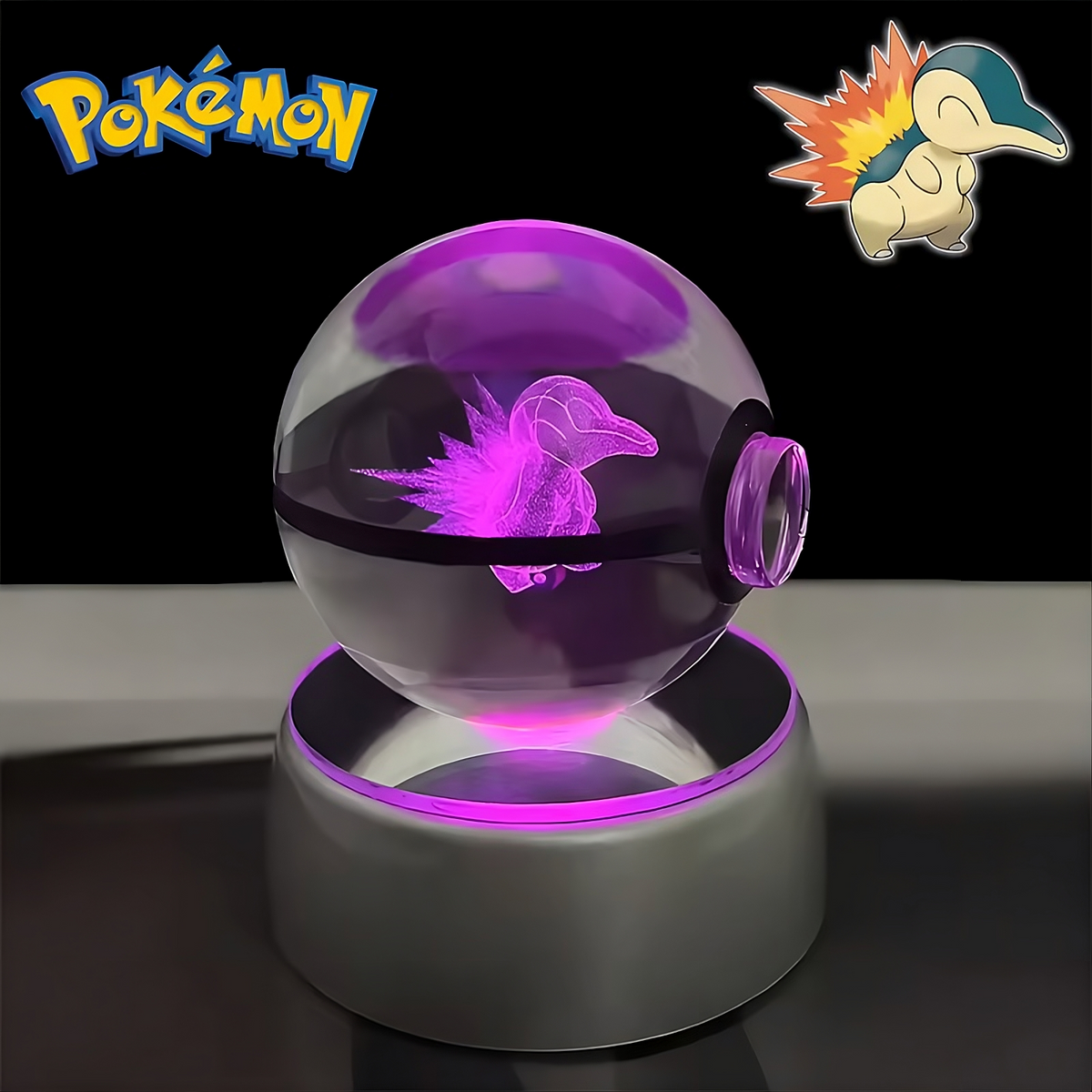 Pokémon 3D Crystal Ball LED Night Light – Collector’s Edition