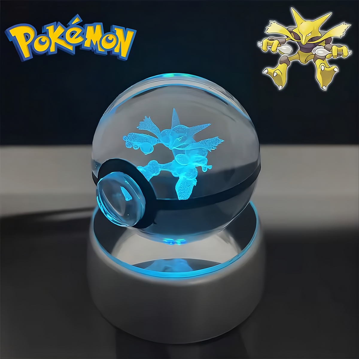 Pokémon 3D Crystal Ball LED Night Light – Collector’s Edition