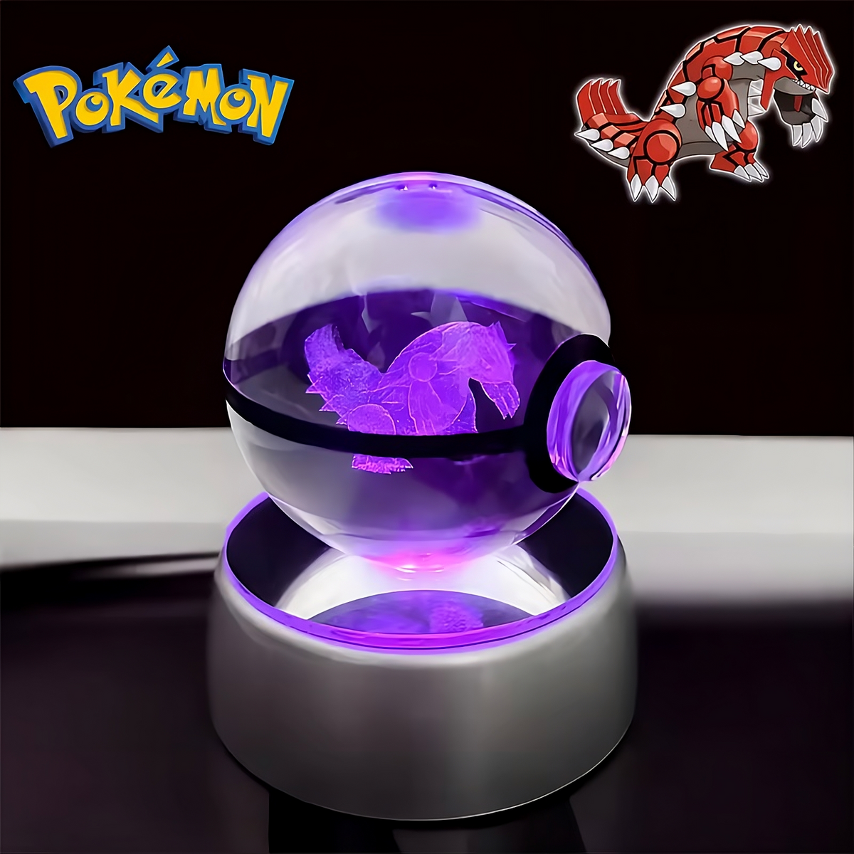 Pokémon 3D Crystal Ball LED Night Light – Collector’s Edition