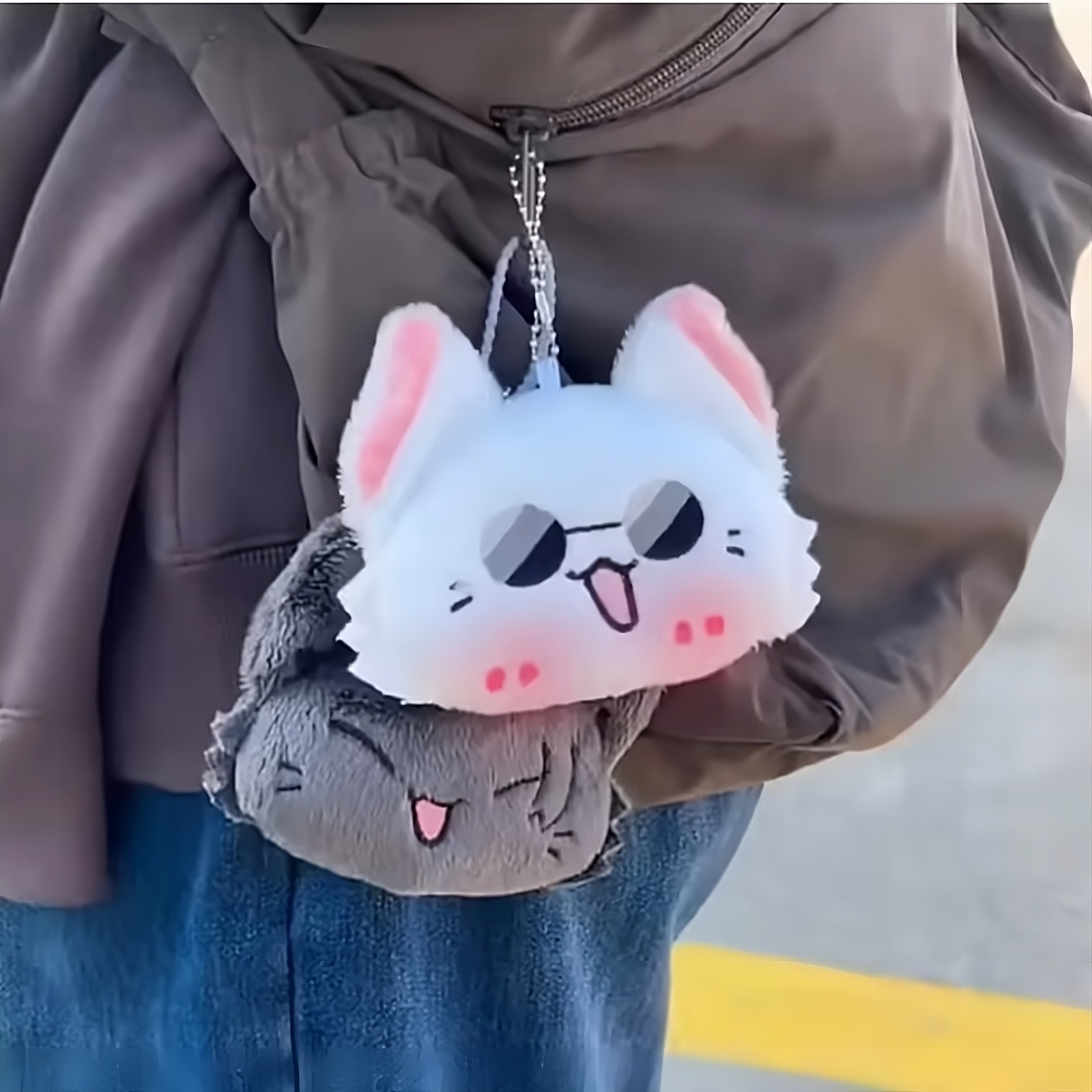 Jujutsu Kaisen Cat Plush Keychains