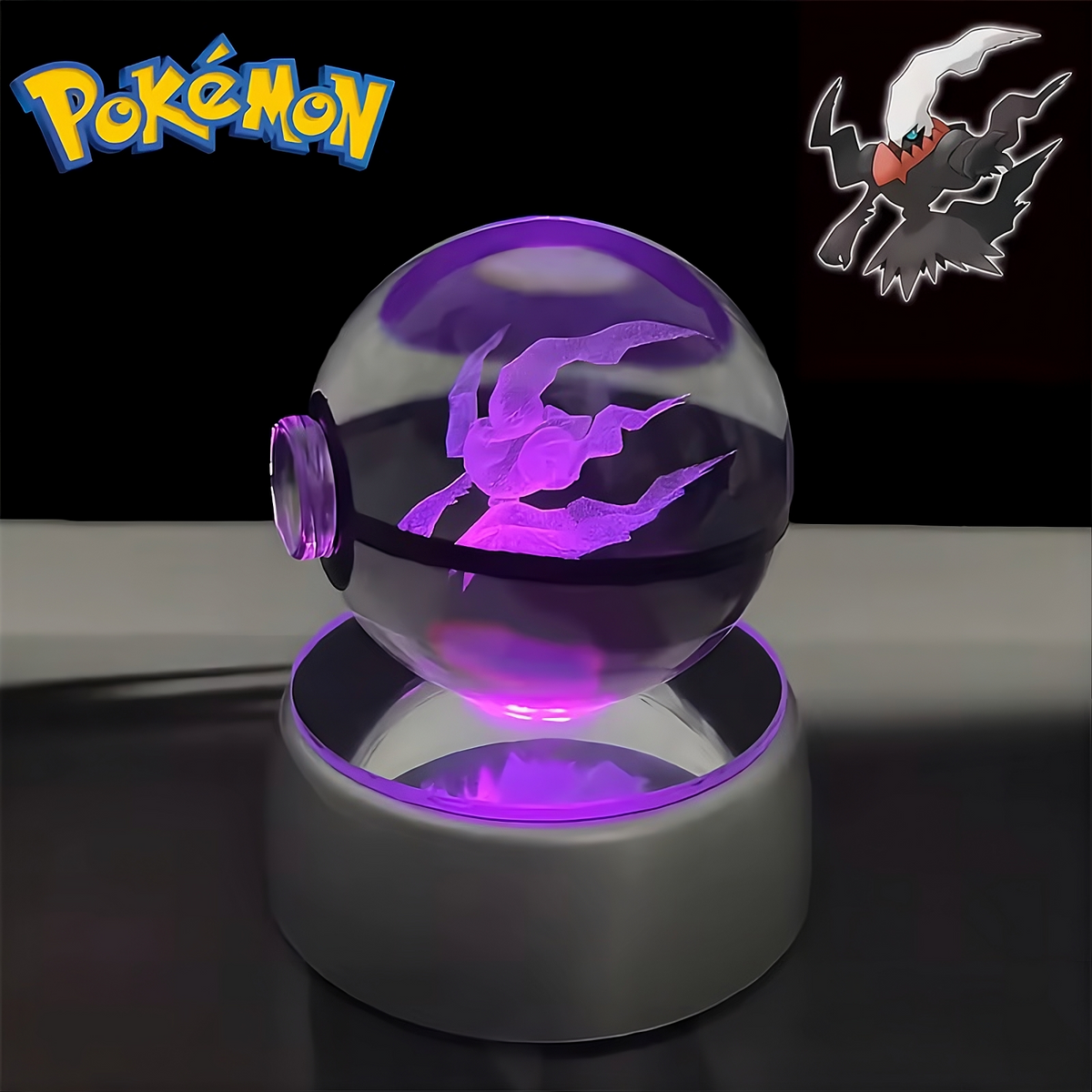 Pokémon 3D Crystal Ball LED Night Light – Collector’s Edition