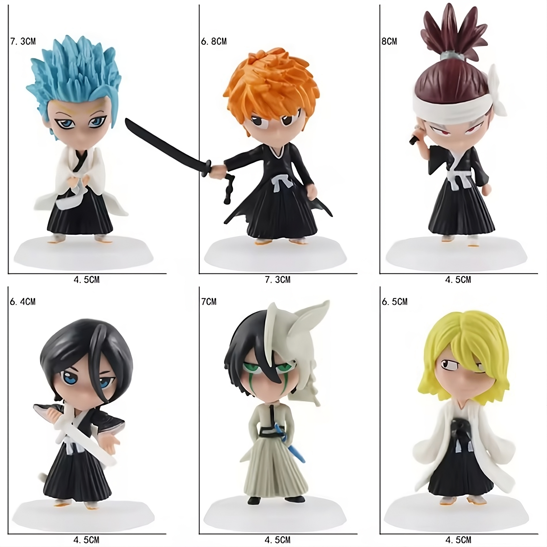 BLEACH Chibi Action Figure Set