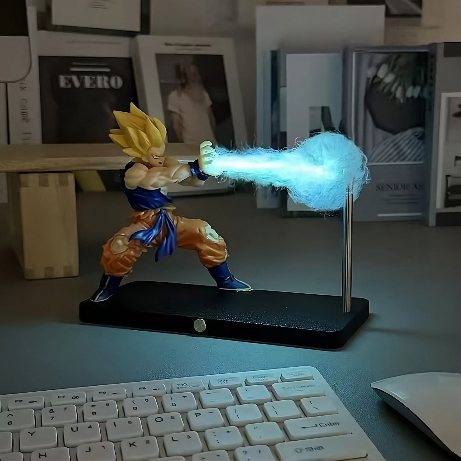 NIKOLATOY Dragon Ball Z Goku & Vegeta Night Light Figure
