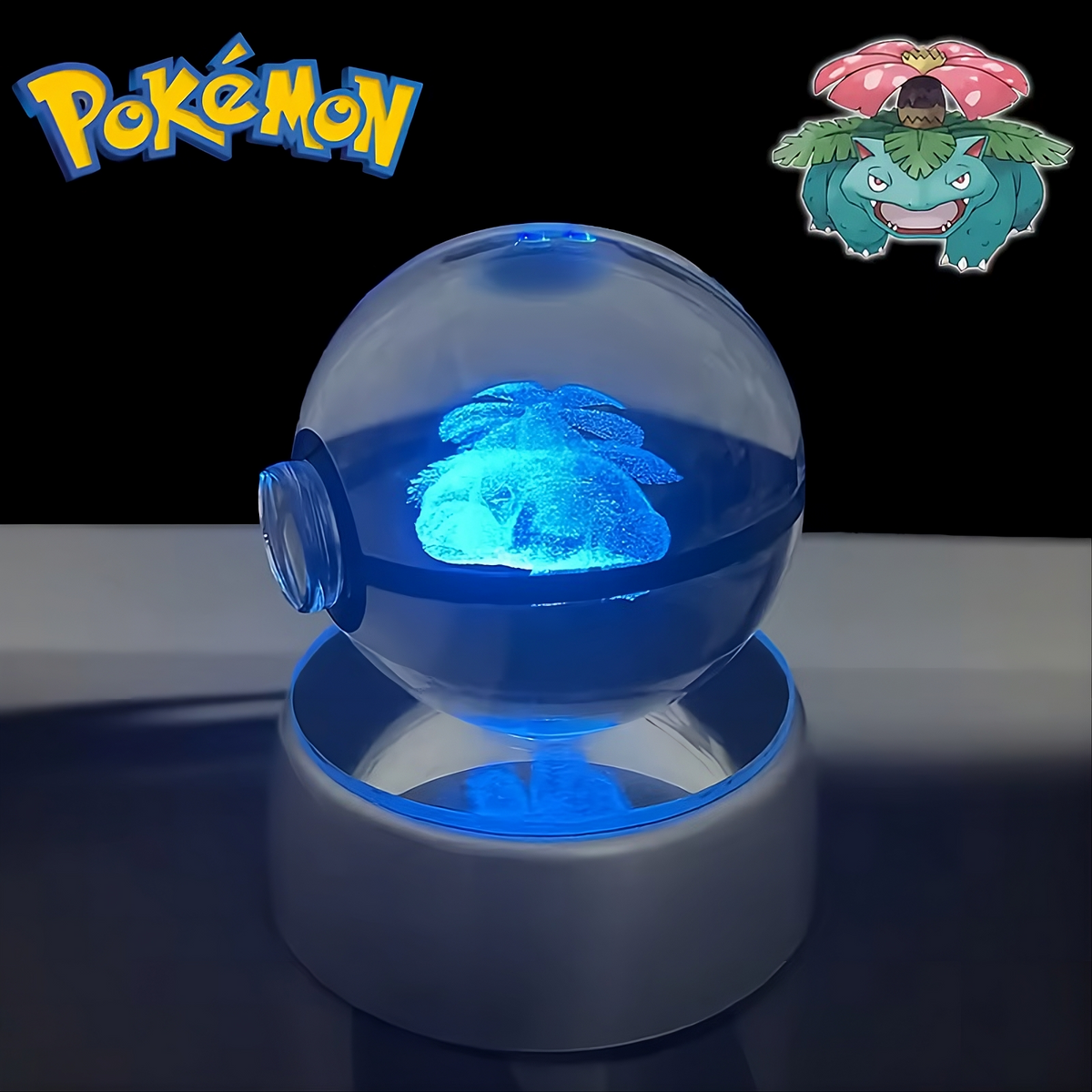 Pokémon 3D Crystal Ball LED Night Light – Collector’s Edition