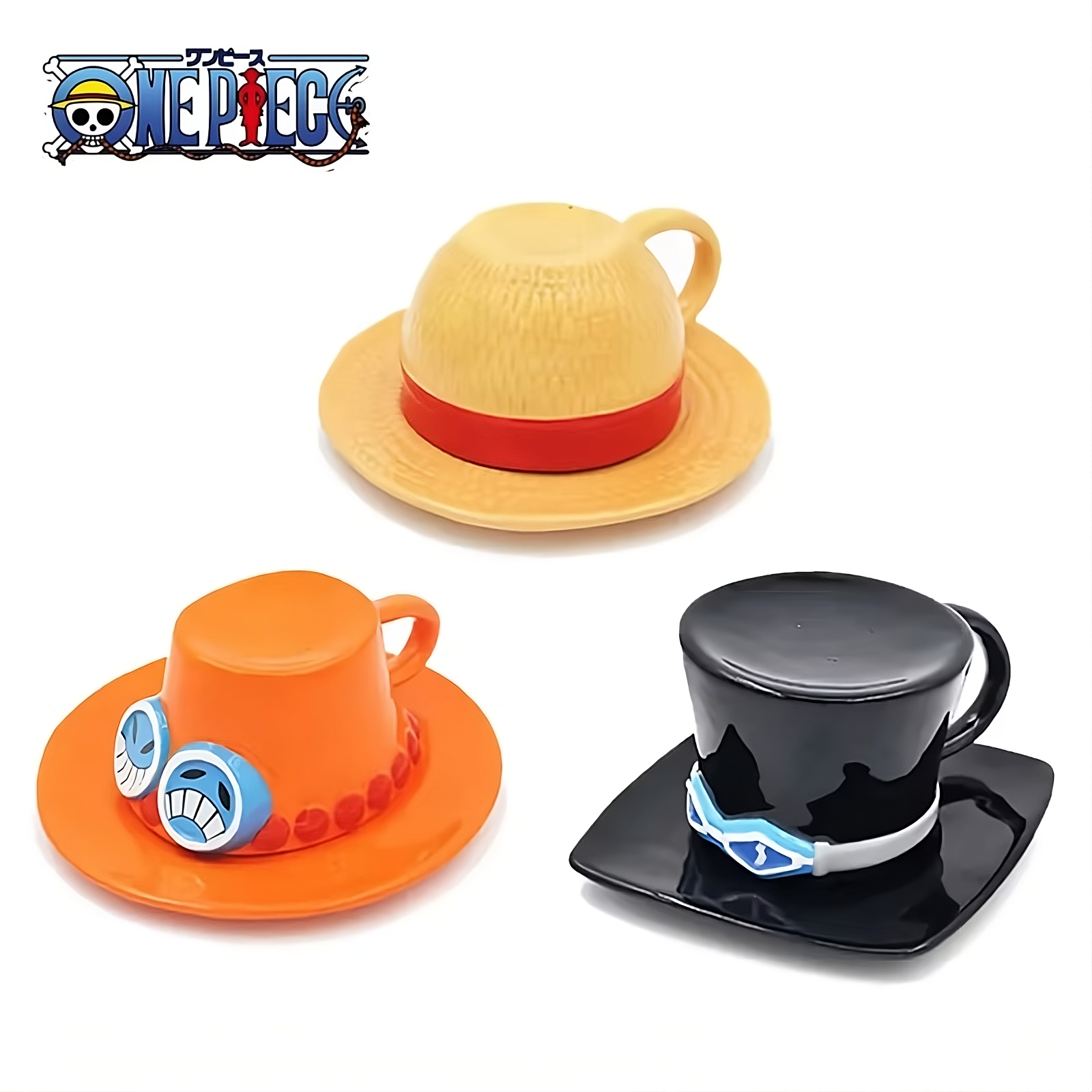 Anime One Piece Cosplay Mug Set