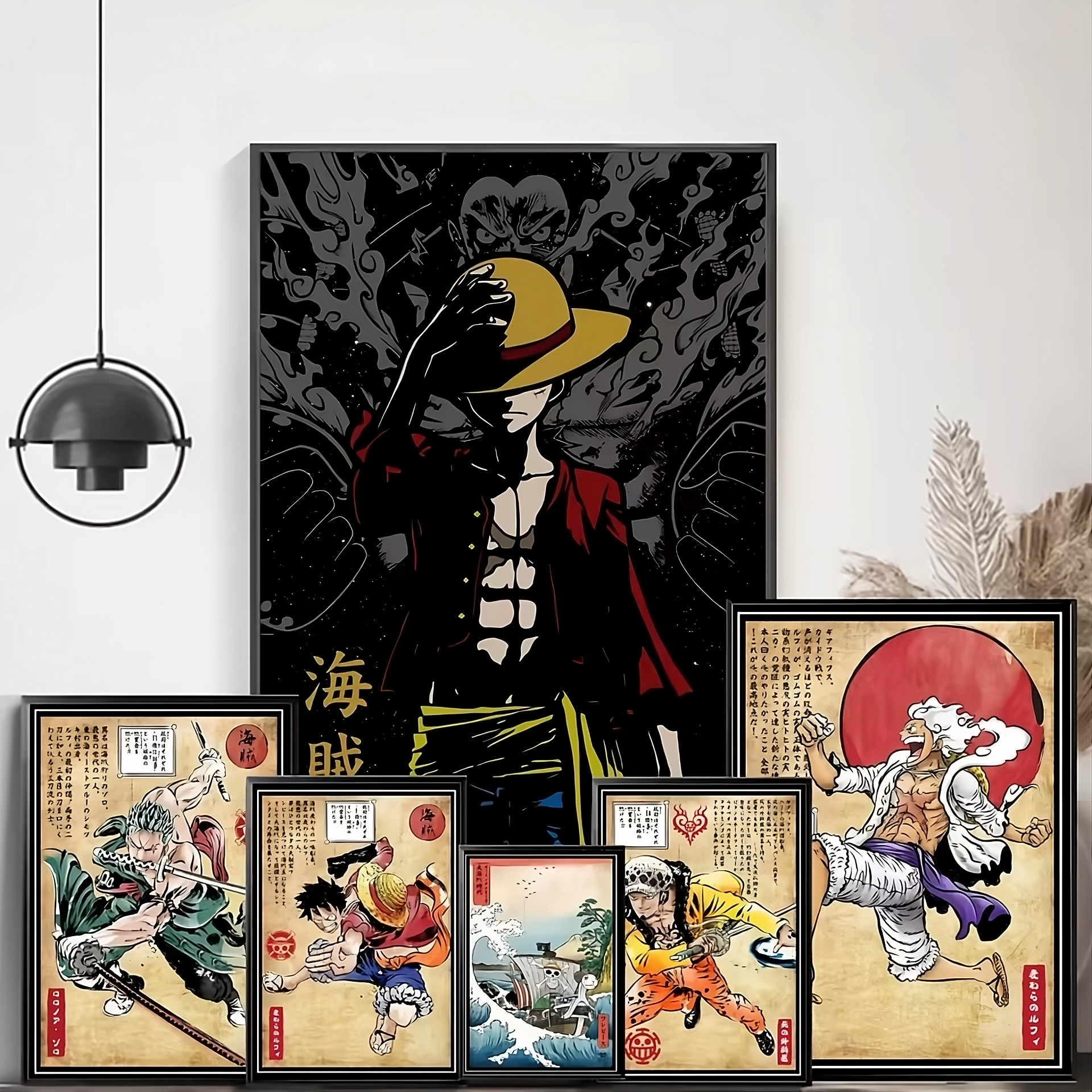 Anime One Piece Posters – Vintage Japanese Wall Art Decor