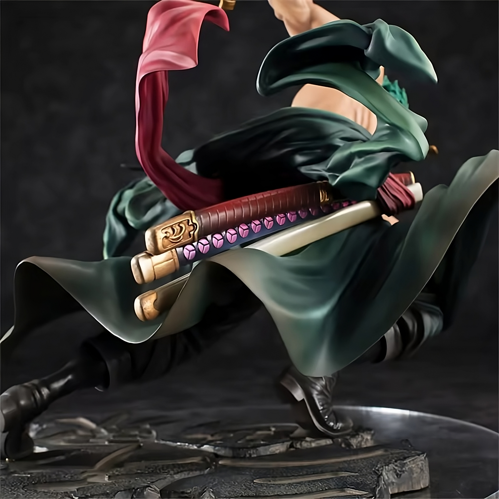 One Piece Roronoa Zoro 3-Sword Style Anime Figures (2 Variants) – 10CM