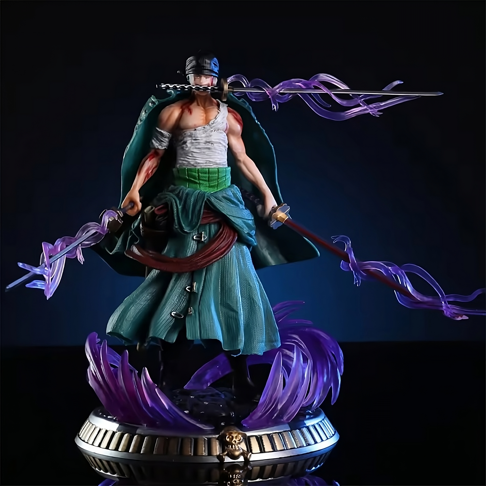 Roronoa Zoro One Piece Anime Figure – 21cm GK Collectible Statue (2 Variants)